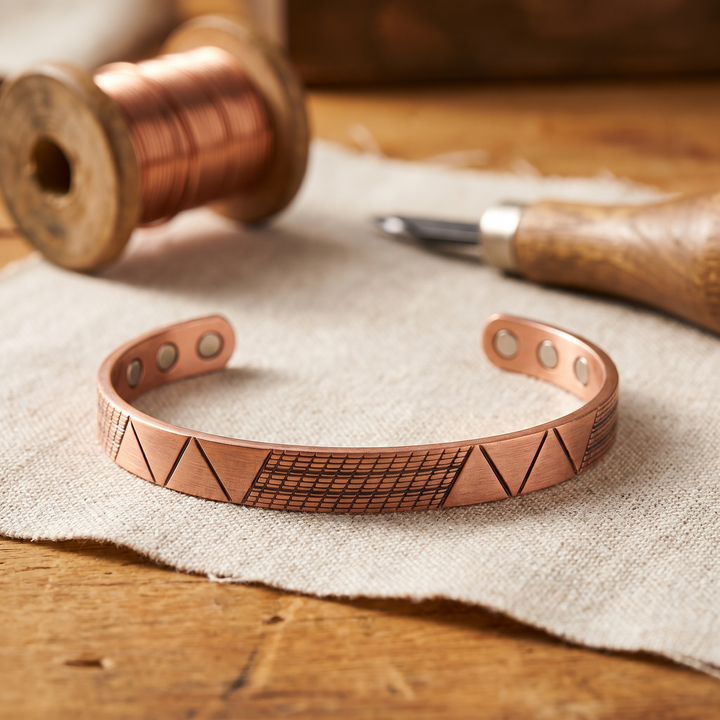 Copper Bracelet Crest