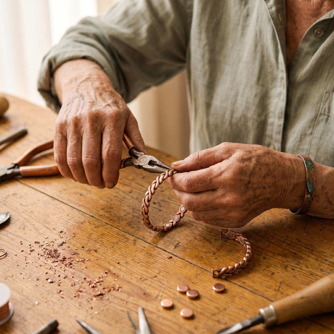 Dune Copper Ankle Bracelet
