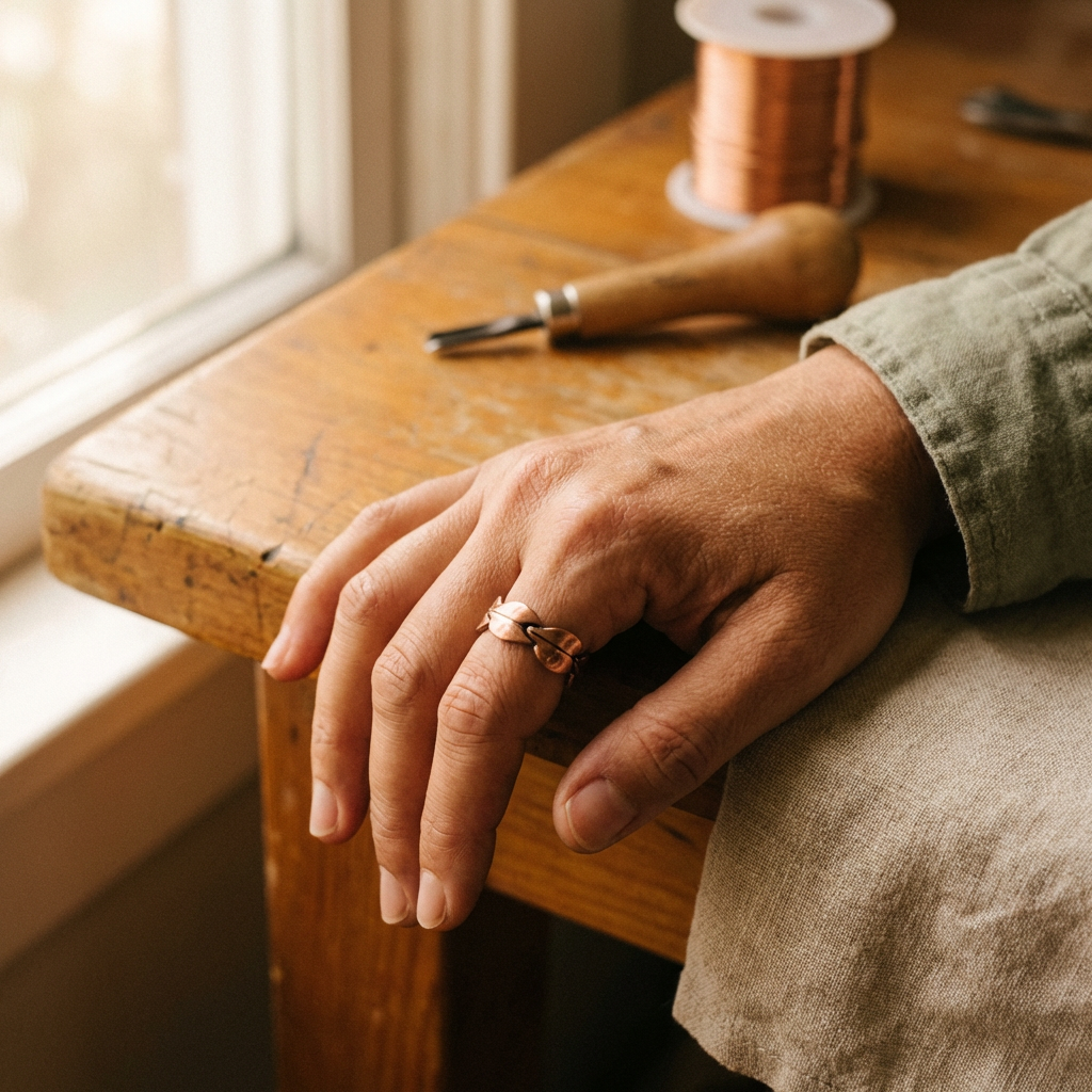 Workshop Copper Ring