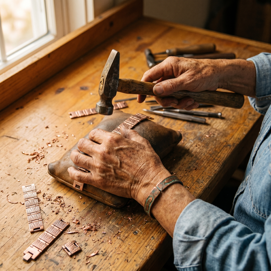 Men's Copper Bracelet Grit