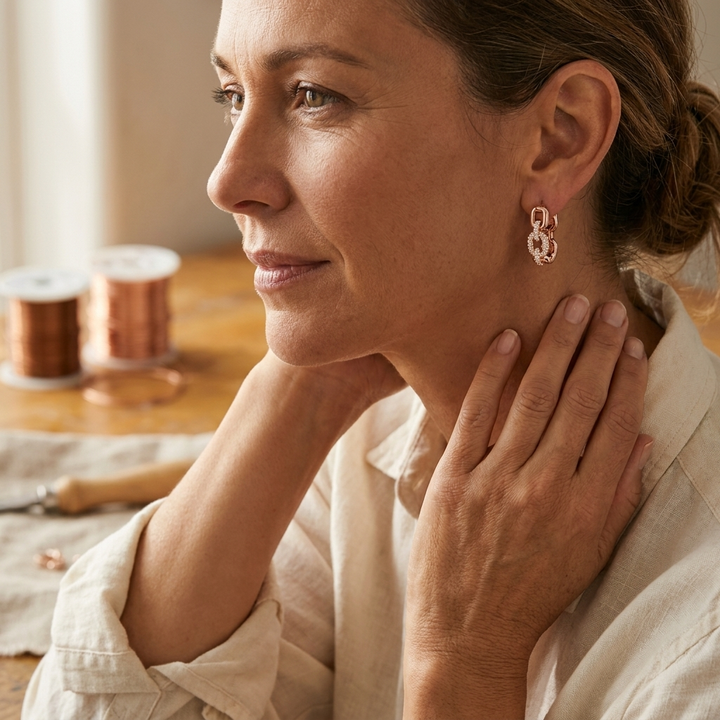 Copper Earrings