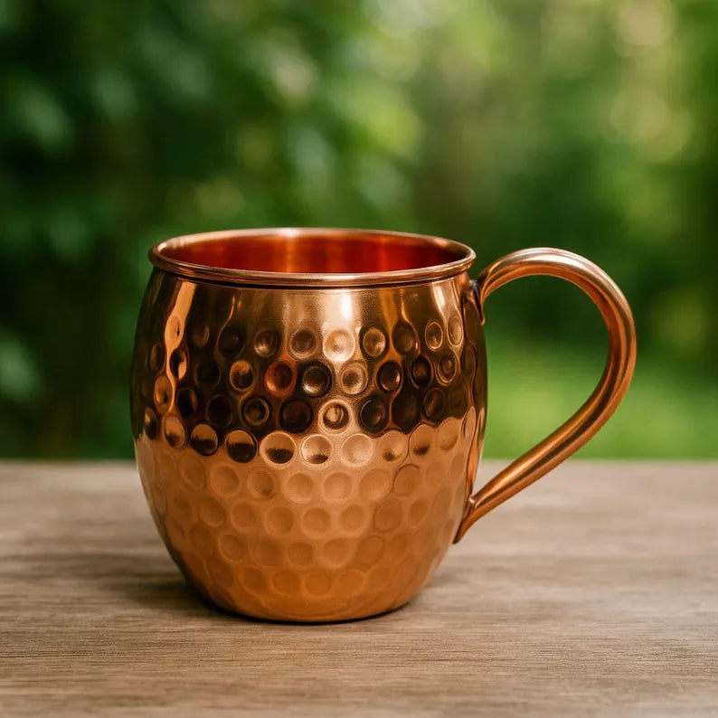 440 ml Hammered Copper Mug