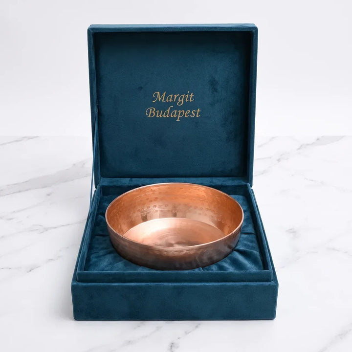 Hand-Hammered Serving Copper Bowl