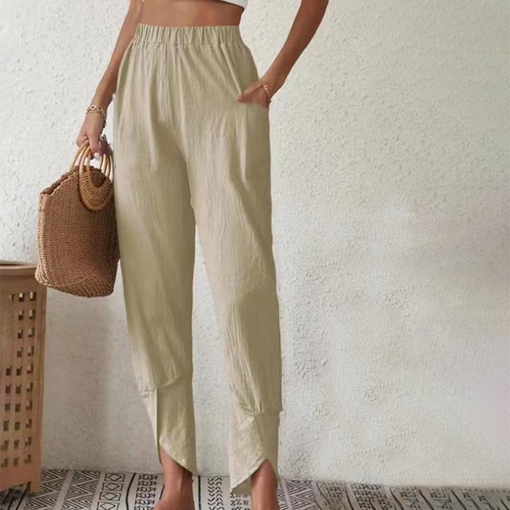 Essari - Trousers with Slit Hem