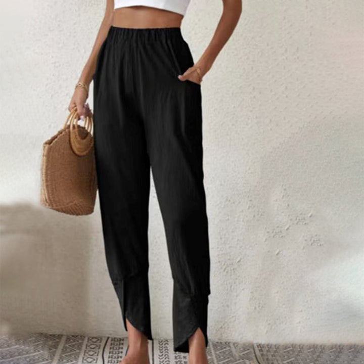 Essari - Trousers with Slit Hem